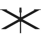  Noge blagovaonskog stola u obliku pauka crne 150x78x(72-73) cm čelik | shoptok.hr
