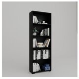 Hanah home Polica za knjige Lucas 1600-113, 64x182x25 cm, Crna | Eponuda.ba