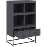  Visoka komoda antracit 68x39x111,5 cm od čelika | shoptok.hr