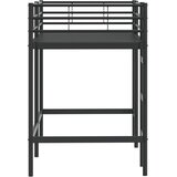  Okvir Krevet za Dječji Loft Crna 99,5 x 190 cm Čelik | shoptok.hr