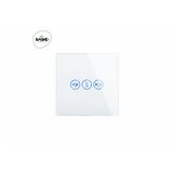 Wise wifi pametni prekidač za roletne, zavese - stakleni panel beli | ePonuda.com