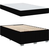  Krevetna konstrukcija s madracem Crna 120 x 200 cm tkanina | shoptok.hr