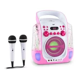 Auna Kara Liquida, karaoke sistem, CD, USB , MP3, fontana, LED, 2 x mikrofon, prenosni
