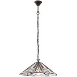  Endon 63938 - Luster na lancu Tiffany ASTORIA 1xE27/60W/230V Ø 48 cm | Eponuda.com