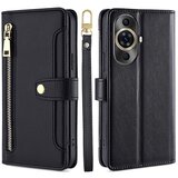 INORCO Za Huawei nova 11 Pro/11 Ultra PU usnje+TPU ovitek za telefon stojalo denarnica z žepom na zadrgo, (22035842) Cene