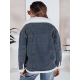 DStreet Kurtka zimowa damska jeansowa z kożuchem niebieska | Shoptok.si