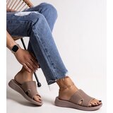 Gemre Brown platform flip-flops Linah | Shoptok.si