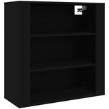 Maison Chic Stenska omarica - Zidna omarica črna 80x33x80 cm inženirski les iu71, (22062394) Cene