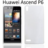  Gumijasti / gel etui S-Line za Huawei Ascend P6 - bela Cene