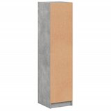  Visoka komoda sa staklenim vratima boja betona 35 x 37 x 142 cm | shoptok.hr