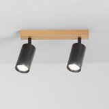  Brilagi - Spot svetiljka SELE 2xGU10/30W/230V crna/dekor hrasta | Eponuda.com