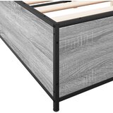  Okvir za krevet boja hrasta 120x190cm konstruirano drvo i metal | shoptok.hr
