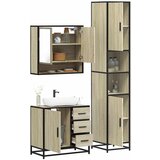 vidaXL 3-dijelni set kupaonskog namještaja boja hrasta sonome drveni | shoptok.hr