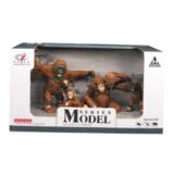 Set divlje životinje orangutani sa mladuncima 723176