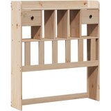 Krevet s regalom za knjige bez madraca 75x190 cm borovina | shoptok.hr