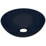  Kupaonski umivaonik od keramike tamnoplavi okrugli | Eponuda.com