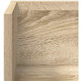 vidaXL Stenske police 2 kosa sonoma hrast 100x16,5x16,5 cm inž. les | Shoptok.si