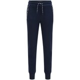 WE Fashion Hlače temno modra / bela | Shoptok.si