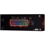 DELTACO GAMING Tipkovnica, 105 tipk, UK razpored, membranski stikala, ČRNA/RGB Slike