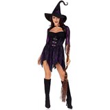 Leg Avenue Mystical Witch 87156 Black-Purple M Cene