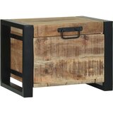  Škatle za shranjevanje 40x30x30cm Trden mangov les in kovina | Shoptok.si
