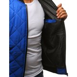 DStreet Kurtka męska pikowana bomber jacket niebieska | Shoptok.si