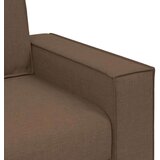  Dvosed kavč rjave barve 120 cm blago, (5000138103) | Shoptok.si