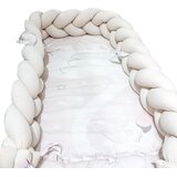 SuperMami Obroba pletenica velur 300x22 cm, ekru | Shoptok.si