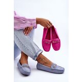 Boto marka niezdefiniowana Women's Classic Suede Loafers Blue Corinell | Shoptok.si