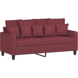  Dvosjed od tkanine crvena boja vina 140 cm | shoptok.hr