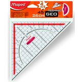 Maped Geo trikotnik Flex 26 cm/45' + držalo | Shoptok.si