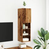 TV ormarići s LED svjetlima 2 kom boja drva 30,5x30x102 cm | Eponuda.ba