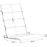  Jastuk za stolac s visokim naslonom GEMERT 2 kom. - Crna Visoki naslon za jastuk (poliester) 2 | shoptok.hr