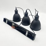 Brilagi LED luster na sajli RIDDY 3xE27/60W/230V crna | Eponuda.com