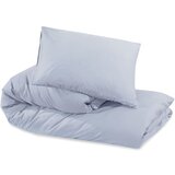  Set posteljine za poplun sivi 240x220 cm pamučni | shoptok.hr