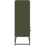  Visoka komoda maslinastozeleni 67 x 39 x 111,5 cm od čelika | shoptok.hr