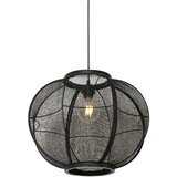 QAZQA Orientalska viseča svetilka črna 48 cm - Rob Cene