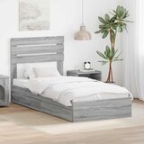  s od storage Siva Sonoma 100 x 200 cm Konstruirano drvo | shoptok.hr