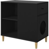  Mačja Kuća Crna 72 x 42.5 x 70 cm Konstruirano drvo | shoptok.hr