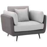 Bessagi Home naslanjač chesterfield genesis, siv | Shoptok.si