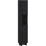  Kupaonski ormar s otvorenom policom EDE Crna 30 x 31 x 190 cm - Crna | shoptok.hr