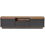 Kalune Design Antracitno siva TV omarica 160x42x30 cm Sentinel – | Shoptok.si