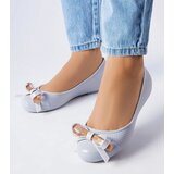 Gemre Gray ballet flats adorned with a bow Harlingen | Shoptok.si