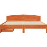 vidaXL okvir kreveta bez madraca voštano smeđi 180x200 cm od borovine | shoptok.hr
