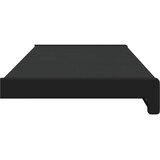  Prozorska klupčica Crno s drvenim uzorkom 80 x 25 x 4,5 cm PVC | shoptok.hr