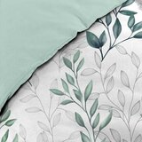Douceur d intérieur Bijela/zelena posteljina za bračni krevet/za produženi krevet od pamučnog perkala 240x220 cm Wendy – | shoptok.hr