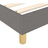  Box spring posteljni okvir temno siv 200x200 cm blago, (20684270) | Shoptok.si