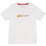 Alpha Industries Majica med / črna / bela
