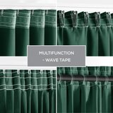 Restilo Temno zelena zatemnitvena izolacijska zavesa 140x245 cm Pleat – | Shoptok.si
