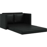  Podni kauč na razvlačenje 2-u-1 crni 112x174x55 cm umjetna koža | Eponuda.ba